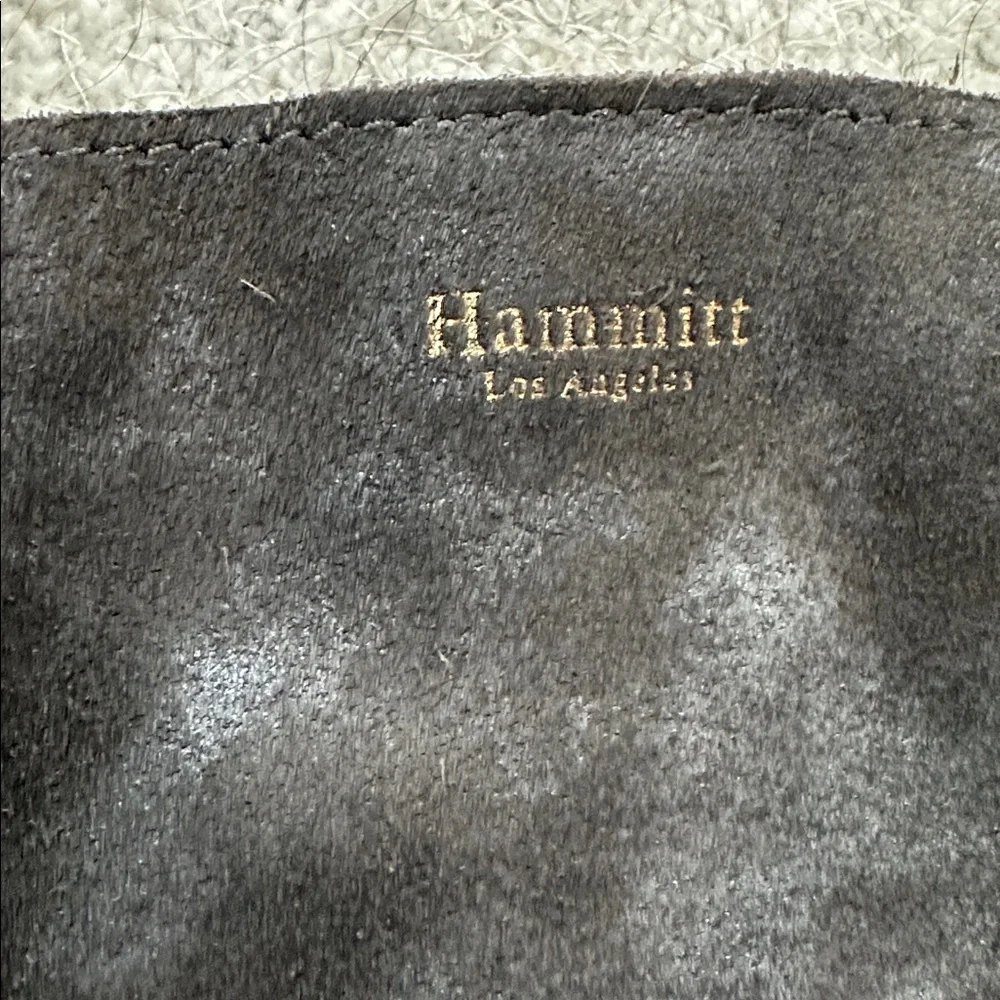 Hammitt OLIVER tote blue gray silver suede bag like new - Picture 3 of 7